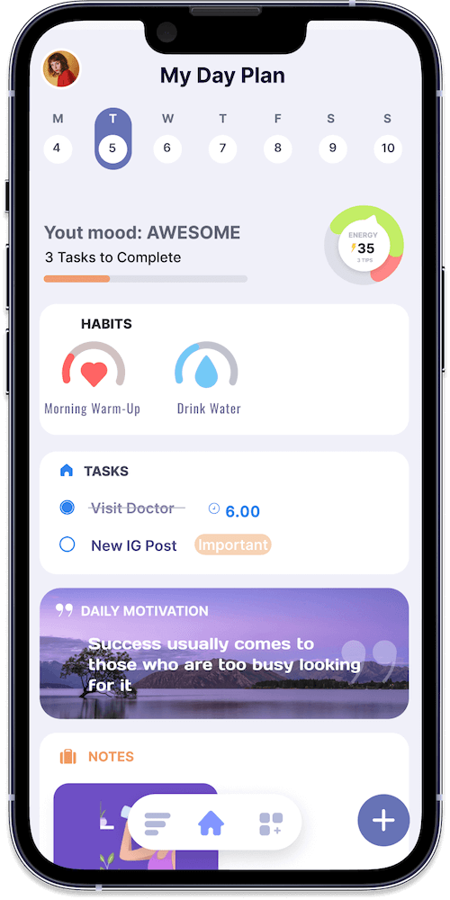 Tagesplaner App Screenshot
